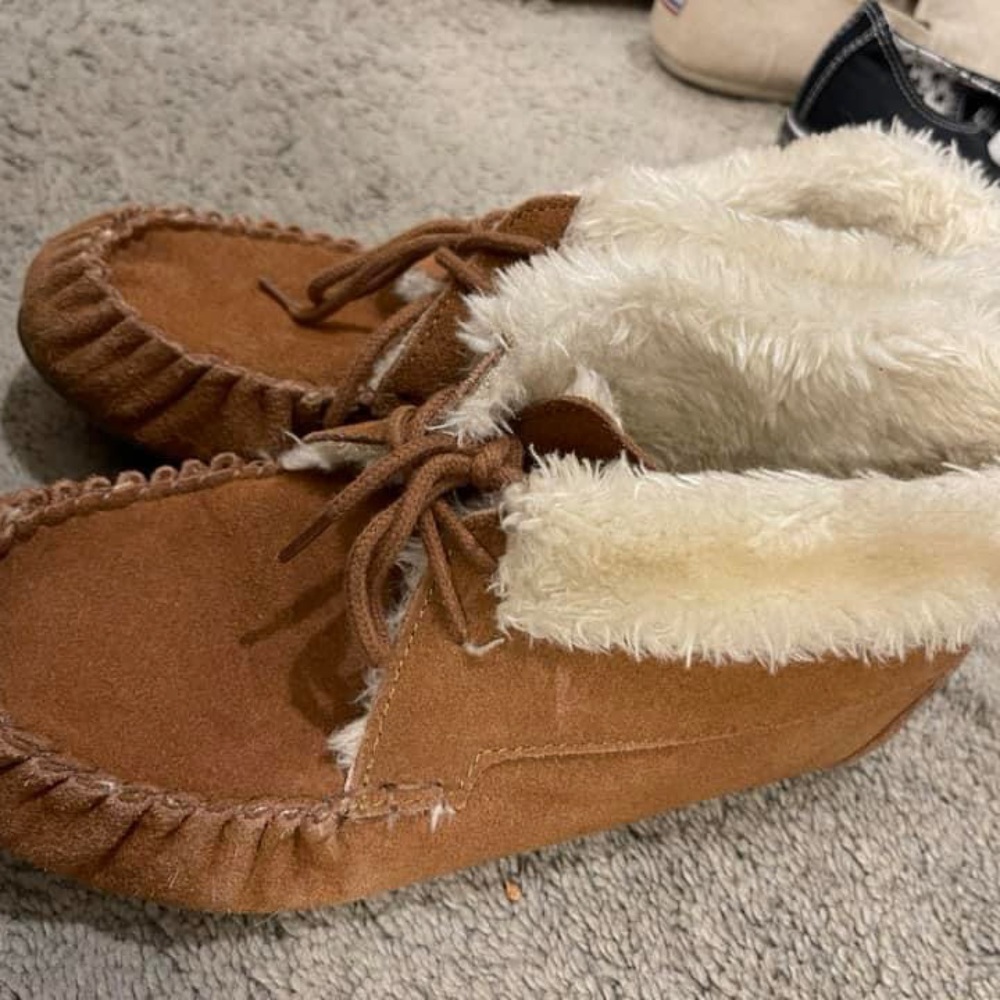 Fuzzy booties
